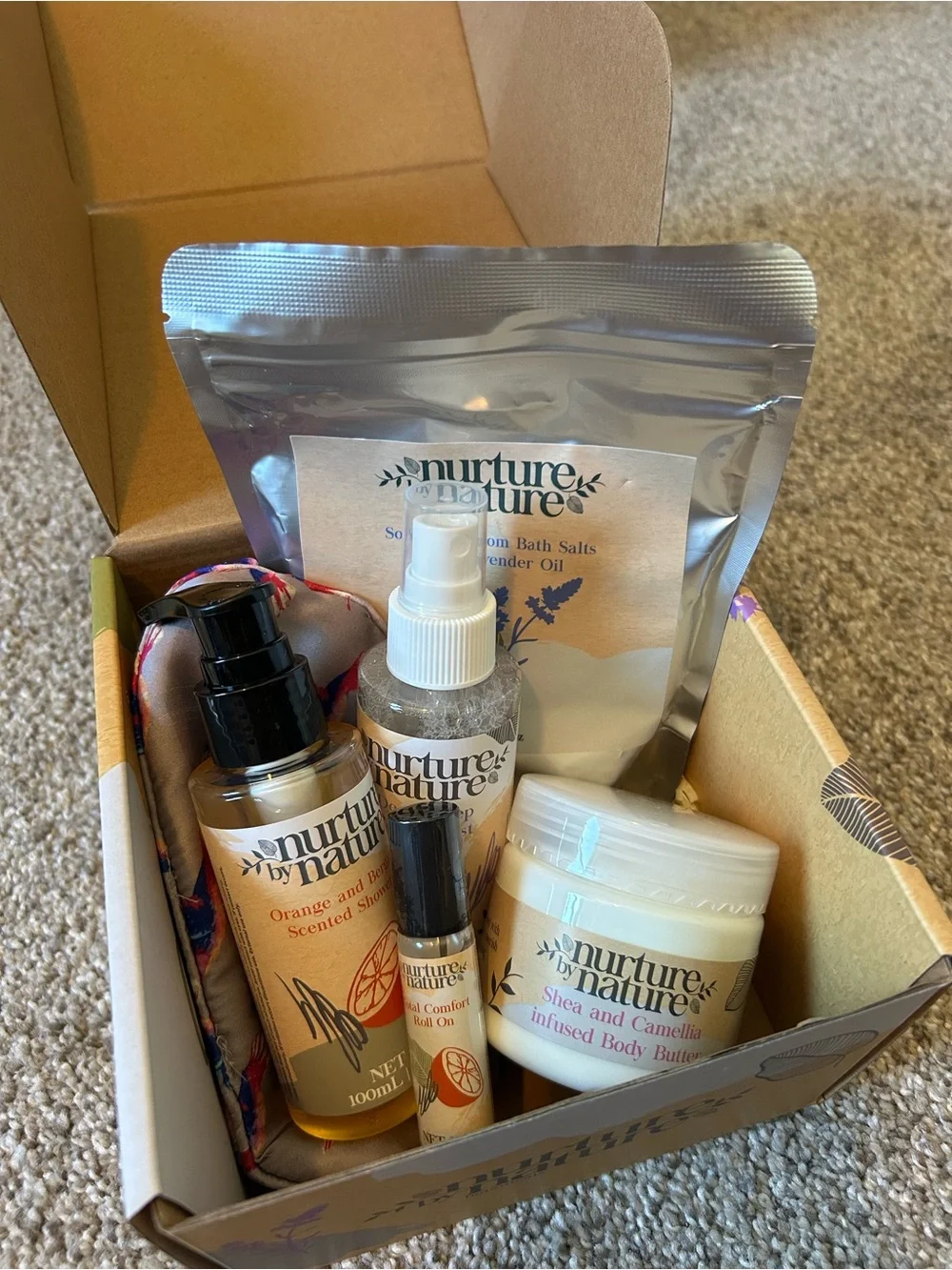 Nurture by Nature Lavender & Bergamot Women’s Skincare Gift Set NEW